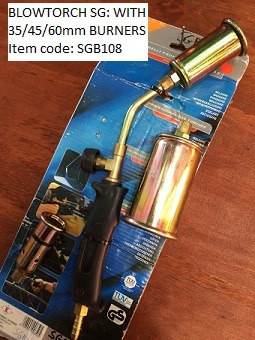 Blowtorch SG: with 35/45/60mm burners