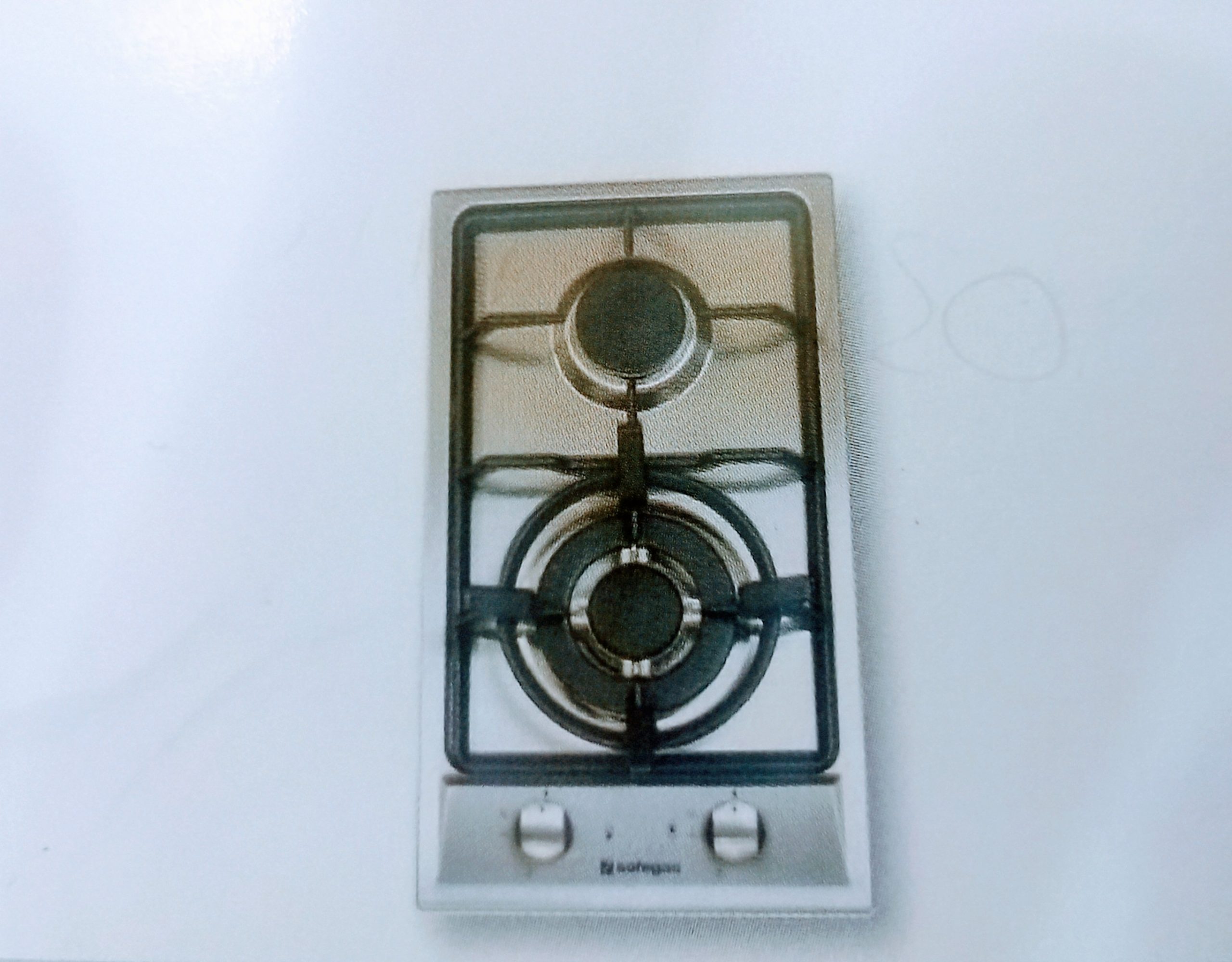 Safegas Hob 2 Burner Stailess Steel - 495MM X 285MM
