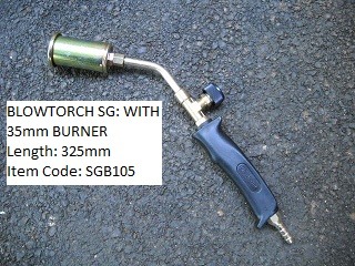 Blowtorch SG: with 35mm burner