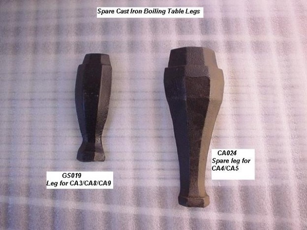Spare Cast Iron Legs – Boiling Tables gs019 gs024