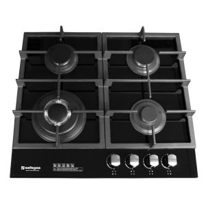 Safegas Hob 4 Burner Glass - 580mm x 510mm